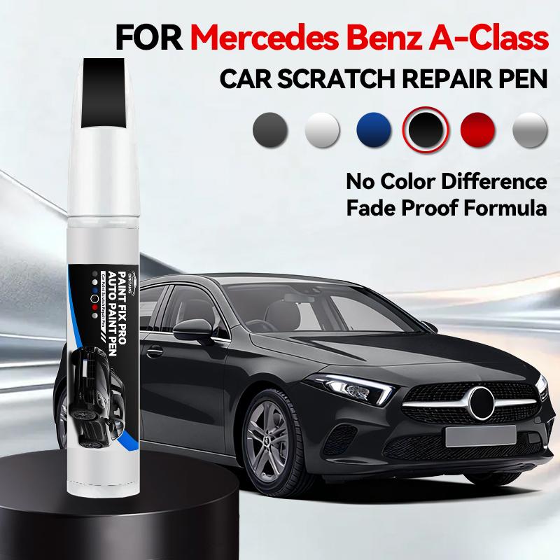 For Mercedes Benz A-Class 1997-2025 W169 W176 W177 Paint Repair Pen Touch Up Scratch Remover Auto Accessories Black White