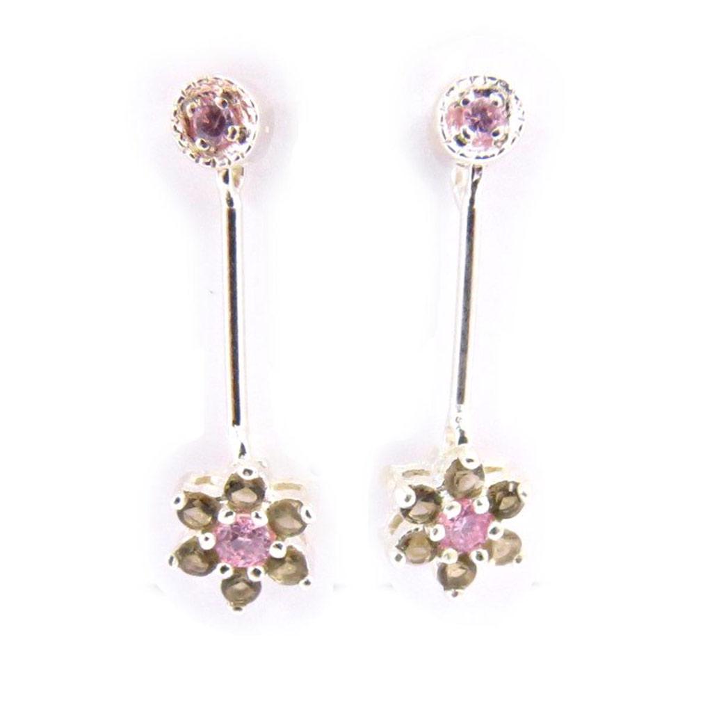 Les Trésors De Lily [D9576] — BO Silver 'Flora' Розовый Коричневый