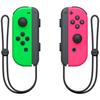 Пара неоново-зеленых контроллеров Joy-Con и; Неоново-розовый для Nintendo Switch