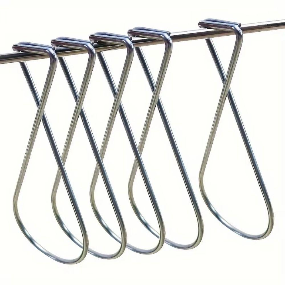50Pcs/Set Heavy Duty Ceiling Hook Clips Rust Proof T-bar Drop Ceiling Clip Office Decor