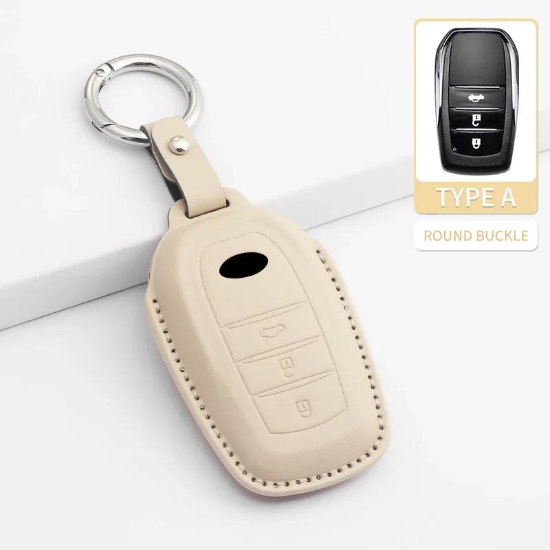 Чехол-оболочка для автомобильного ключа с 2/3 кнопками, брелок для Toyota Prius Camry Corolla CHR C-HR RAV4 Land Cruiser, брелок-пульт, аксессуары из ПУ