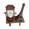 European Retro Style Iron Hourglass Sand Timer Vintage Creative Metal Art Hour Glass for Table