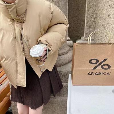 Американская ретро короткая пуховая куртка с воротником-стойкой женская 2025 зимняя модная теплая маленькая милая крутая куртка-хлебница