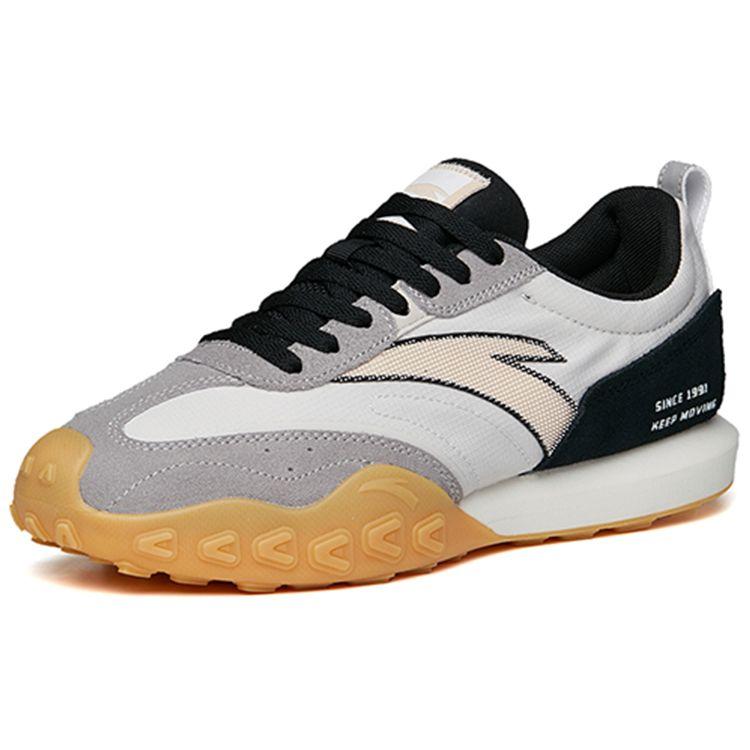 Anta Наследие Модные Ретро Низкие Спортивные Повседневные Кроссовки Мужские Кроссовки Серый Черный 112218856-3