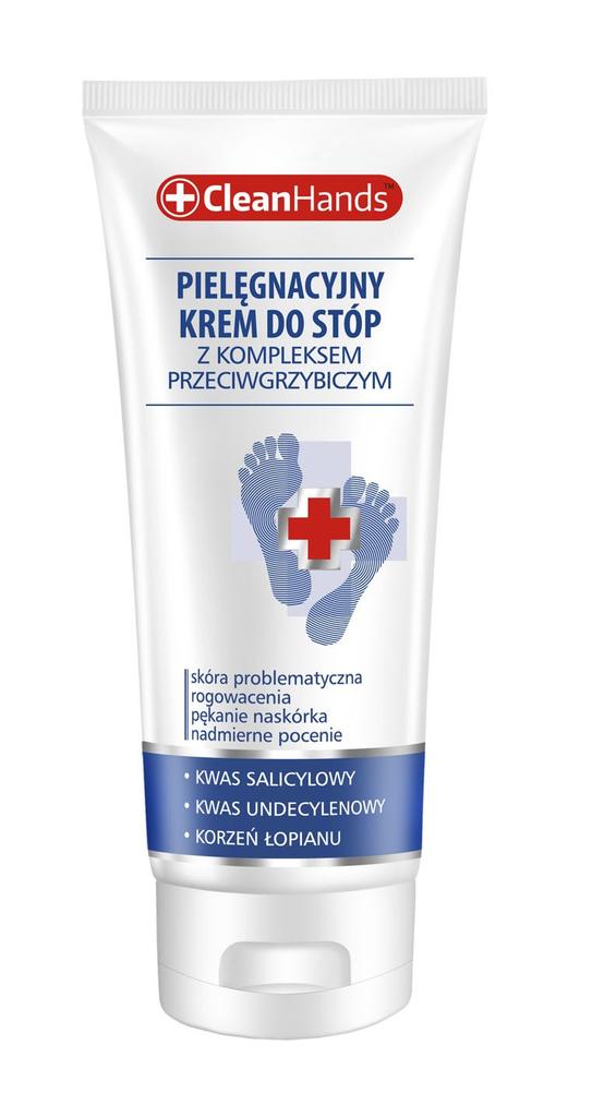 Clean Hands Krem Do Stóp Z Kompleksem Przeciwgrzybicznym 75 Ml