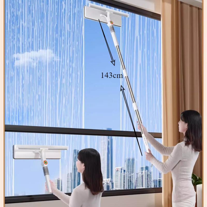 Инструмент для мытья окон, двухсторонний скребок для мытья стекол на открытом воздухе, бытовой скребок