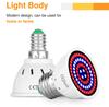 Led E27 Hydroponic Growth Light B22 Led Grow Bulb MR16 Full Spectrum 220V  Plant E14 Flower Seedling Fitolamp GU10