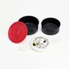 Skater Bento Rice Ball Made in Snoopy Orchestra Box, 500ml, 2-Tier, Round, Case, Antibacterial, Japan, Design, ONWR1AG-A