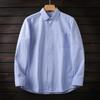 Plus Size! Plus Velvet Thickening! Foreign Trade Tail Goods Men's Winter Warm Cotton Oxford Cloth Long sleeve Shirts Shirt