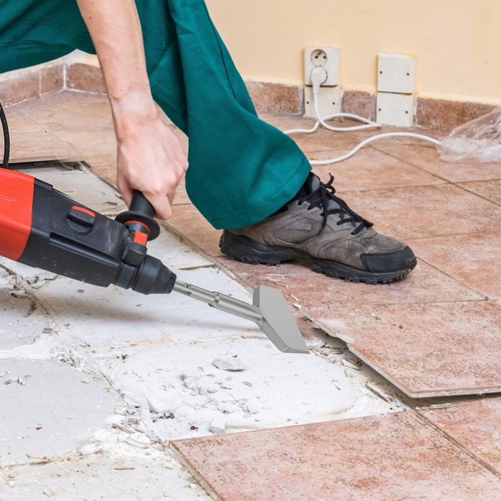 Зубило из легированной стали Зубило для электрической кирки Лопата Зубило для штробления цементного пола плитки Инструмент для удаления ржавчины и кирпича