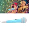 Kids Wired Microphone 3.5mm Plug Low Distortion Portable Music Toy Children Singing Mic for Karaoke Family Party