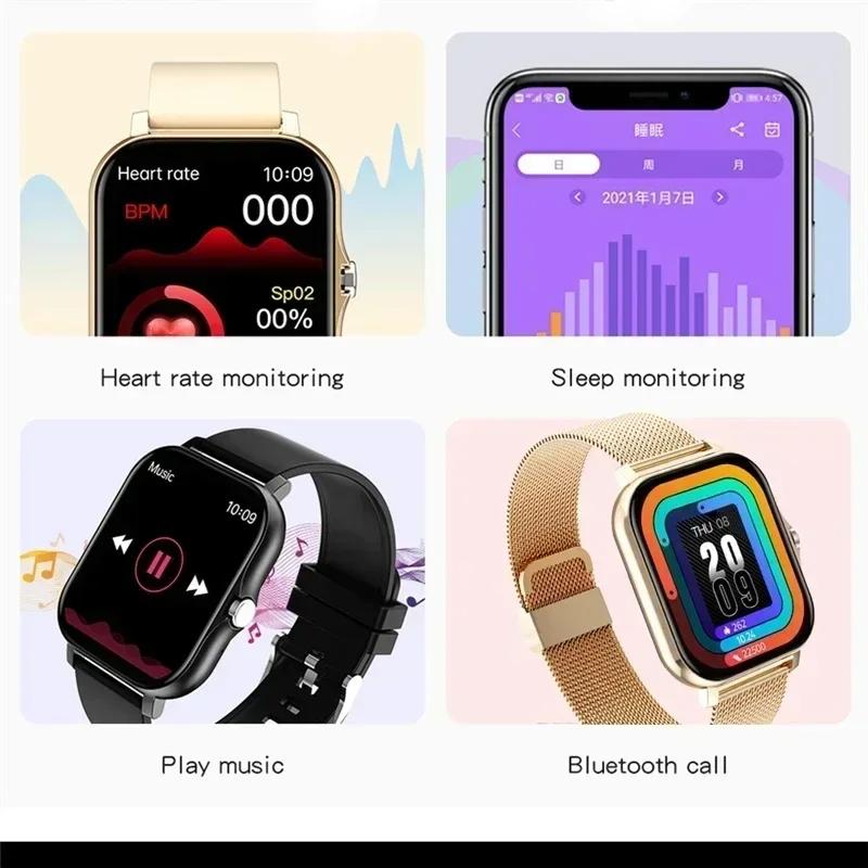 Мужские Смарт-часы для женщин, полностью сенсорный экран, Bluetooth-вызов, водонепроницаемые часы, GPS, спортивный фитнес-трекер, умные часы для женщин, Android iOS