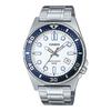 Часы - CASIO - DIVER 50M - Водонепроницаемость 5 АТМ - Корпус 43,5 мм - Браслет из нержавеющей стали