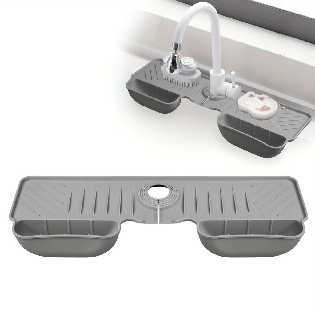 Kitchen Faucet Absorbent Mat Sink Splash Guard Silicone Drainage Drying Pad Countertop Protections Home Kitchen Accessories 2024