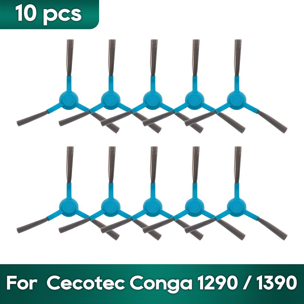 Совместимо для Cecotec Conga 1290 / 1390 / 1590 Робот-пылесос Запасные части Роликовая щетка Тряпка Насадка для швабры Ткань Hepa-фильтр