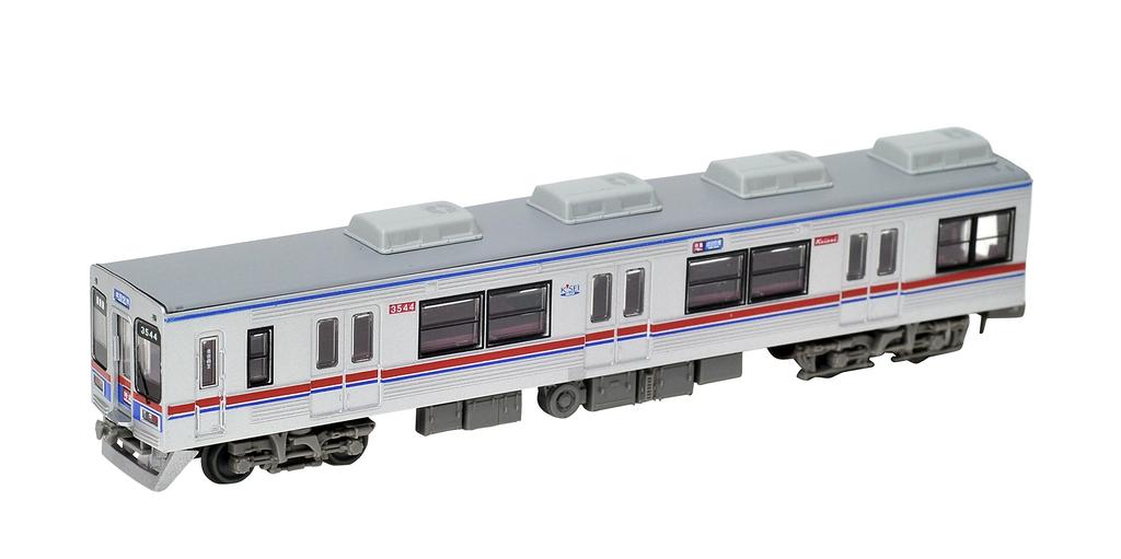Железнодорожная коллекция Tetsuro Keisei Electric Railway 3500 Series Updated Car 3544 Formation 4 Car Set B Diorama Supplies (Первый заказ производителя