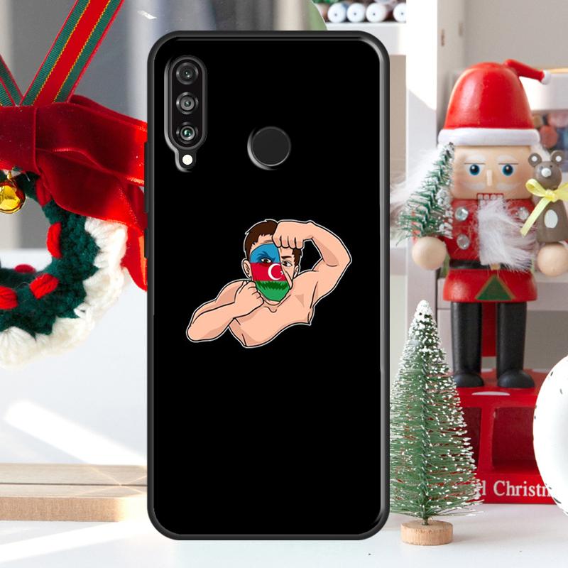 Чехол для Huawei Nova 9 10 SE 11 Pro Y60 Y70 Y90 Y61 Y91 Y72 Y73 12i 11i 8i P20 P30 P40 Lite с флагом Бута Азербайджана