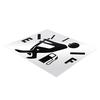 Забавная наклейка на автомобиль Pull Fuel Tank Pointer Decal для Toyota Prado 120 Land Cruiser C-HR Yaris Auris Hilux Corolla Camry RAV4