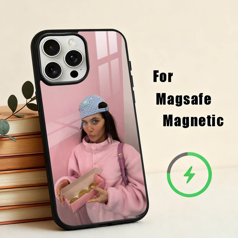 S-Sienna-A Singer S-Spiro Чехол для телефона для iPhone 17,16,15,14,13,12,Plus,Pro,Max для Magsafe Магнитная беспроводная зарядка