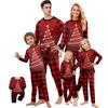 Christmas Print Cute Family Set Pajamas, Home Clothes, Family Set Long Sleeve Top Pants Set