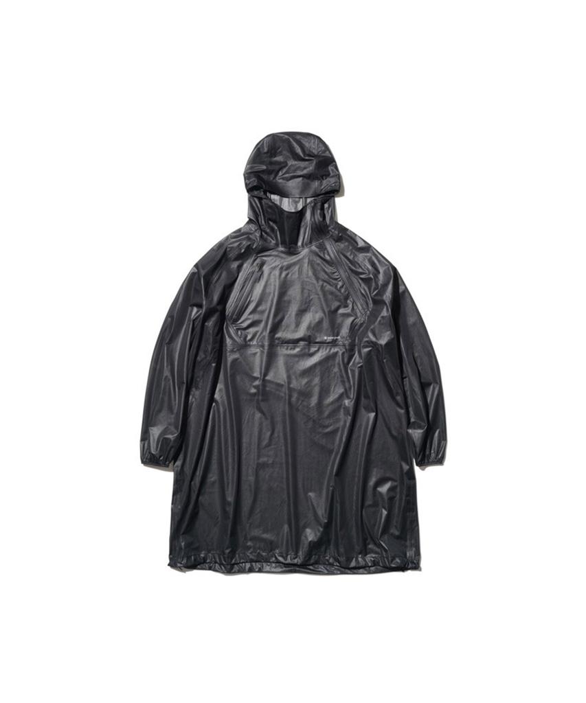Snowpeak Light Packable Rain Poncho - Black / Jk-22Su007Rbk