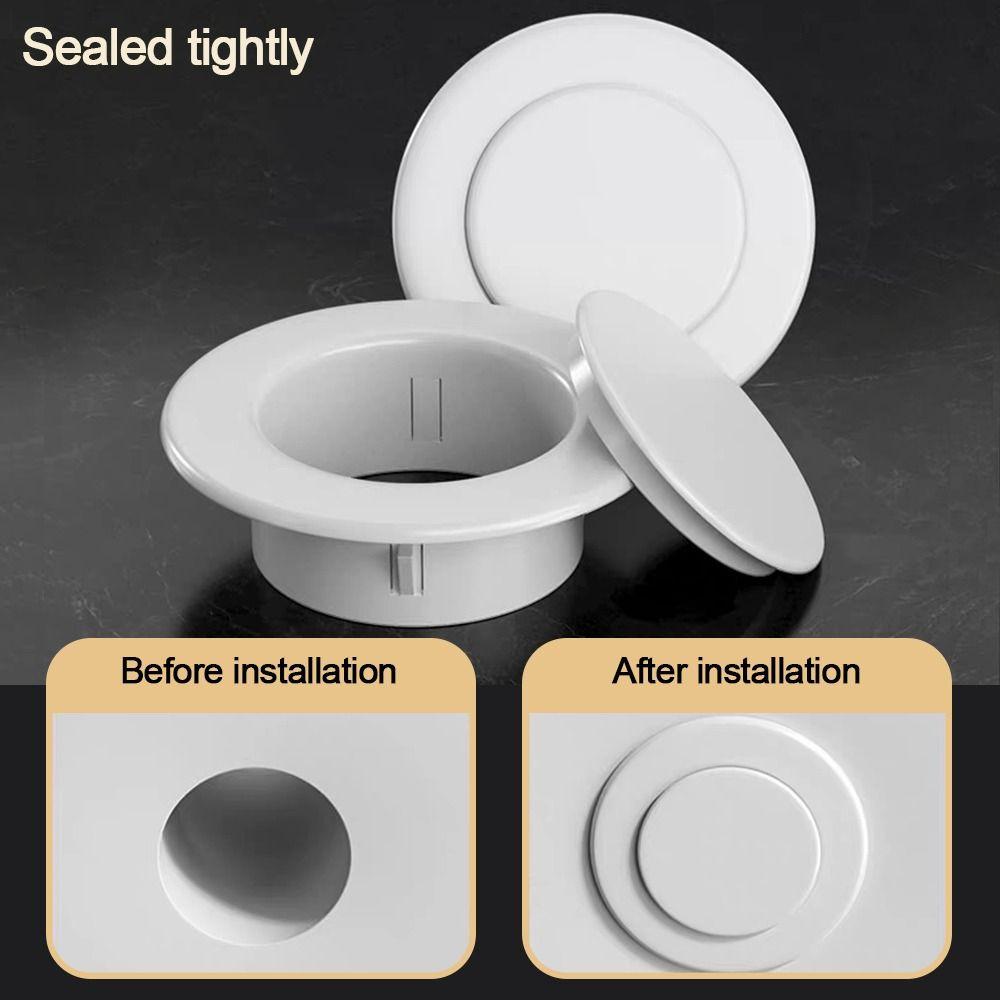 Split Type Air Conditioning Pipes Cover Plastic Wall Hole Duct Cover  Cable Entry