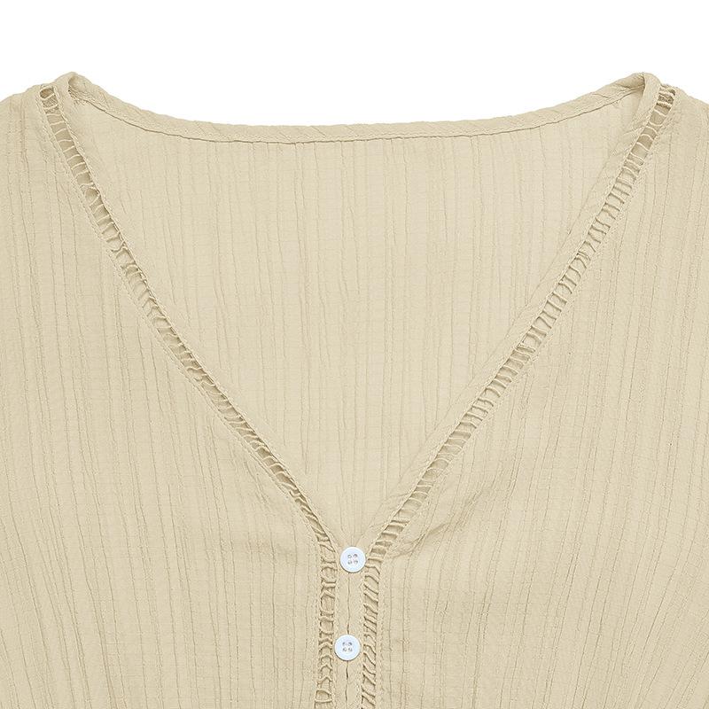 YYFS Женская мода весна осень однотонный принт с длинным рукавом и v-образным вырезом с высокой талией повседневные платья