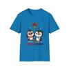 Unisex Softstyle T-Shirt Mens Womens Tees Top Cute Chibi Penguins Mistletoe Funny Christmas Winter