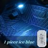 Автомобильная USB зарядка Мини 5В Светодиодный сенсорный выключатель Свет Беспроводная окружающая лампа Портативный ночник для чтения Свет для салона крыши двери автомобиля
