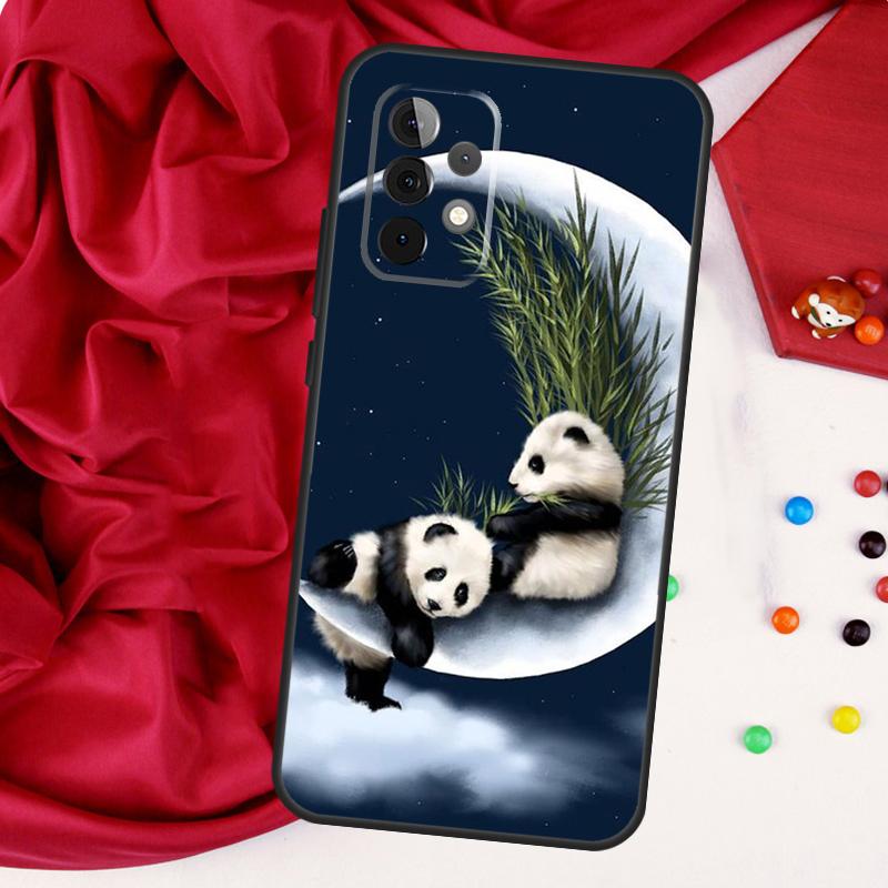 Мультяшный Милый Медведь Панда Для Samsung Galaxy A15 A55 A53 A33 A35 A22 A32 A52 A54 A34 A14 A56 A36 A26 A16 A05 A06 Чехол