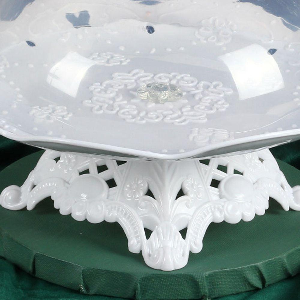 Birthday Wedding Party Dessert Exhibition Rack Foot Tray Cake Display Plate Cupcake Storage Stand
