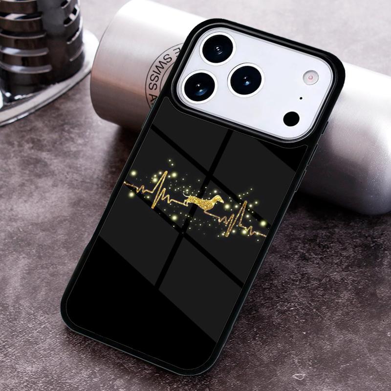 Мультяшный Такса Сосисочная Собака Чехол для Телефона Для iPhone 17 16 15 14 13 12 11 Pro Max Plus 17Air Мягкий Силиконовый Чехол
