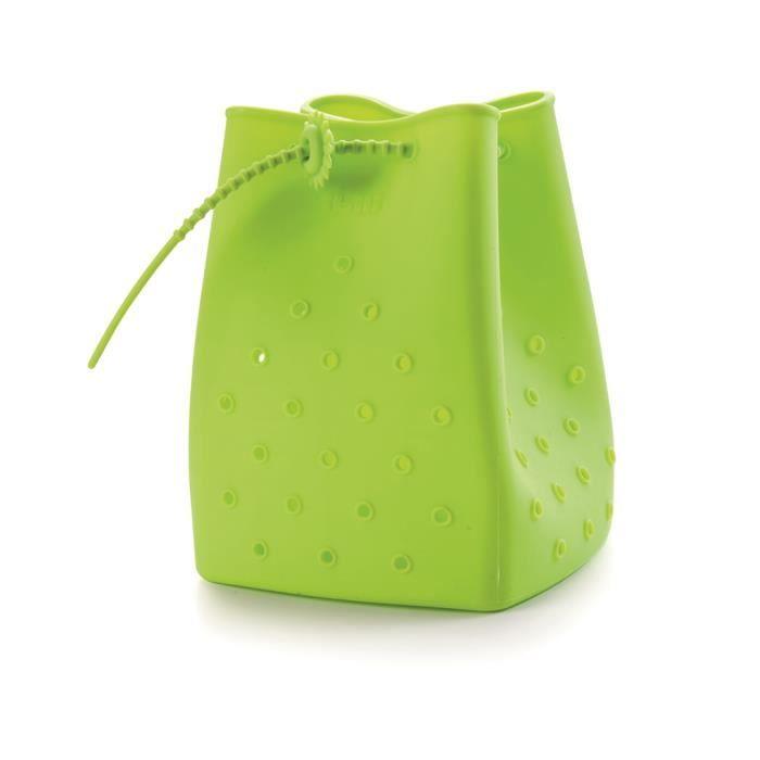 Ibili 749300 Sac pour Pot au Feu, Pastique, Vert, 12 x 6 x 18 cm