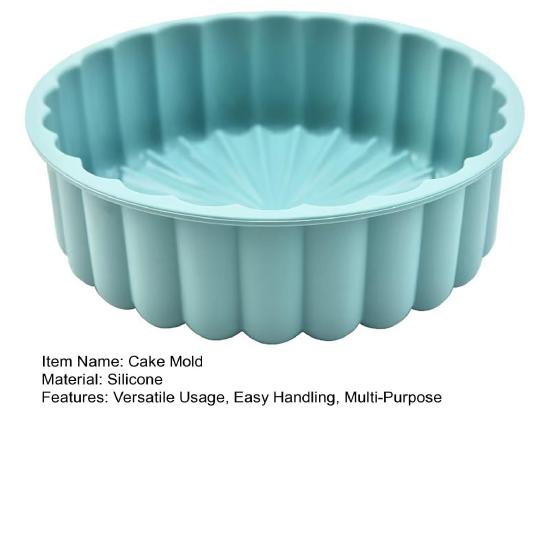 Силиконовая форма для торта, гибкая, большая, круглая, формы для хлеба, духовка, микроволновая печь, посудомоечная машина, многоразовая кухонная форма для выпечки тортов, хлеба, пирогов, тартов, желе