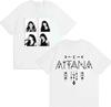 Модная футболка Aitana Graphics Унисекс Женская Поп Двусторонний Принт Летняя Уличная Одежда Хлопковая Футболка Повседневные Топы Подарок для Фаната Уличная Одежда