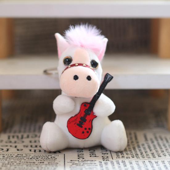 Брелок для ключей в виде куклы в мультяшном стиле, в форме лошади, кукольная фигурка, ключи, рюкзаки, машинки