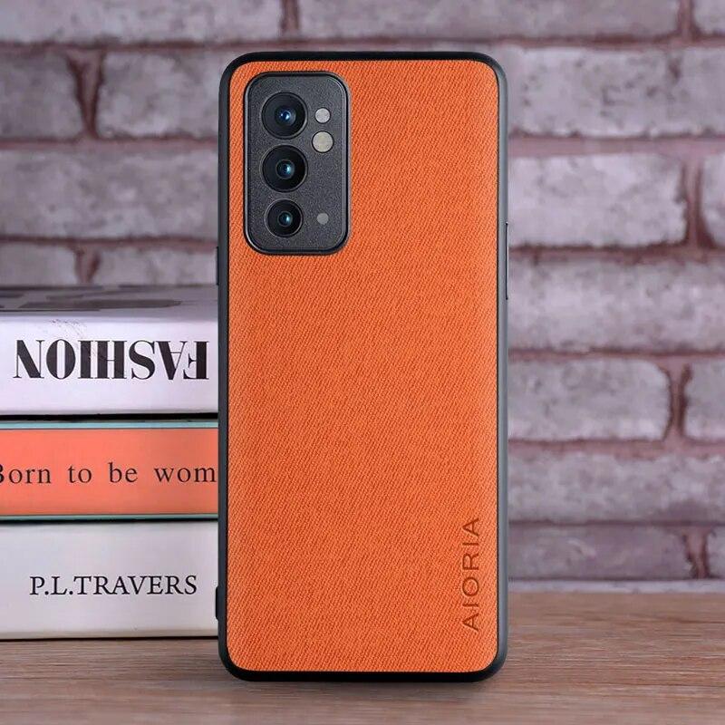 Чехол для Oneplus 9RT 9R, чехол, роскошный текстильный кожаный чехол, мягкий ТПУ, жесткий чехол для телефона для oneplus 9rt, чехол Funda