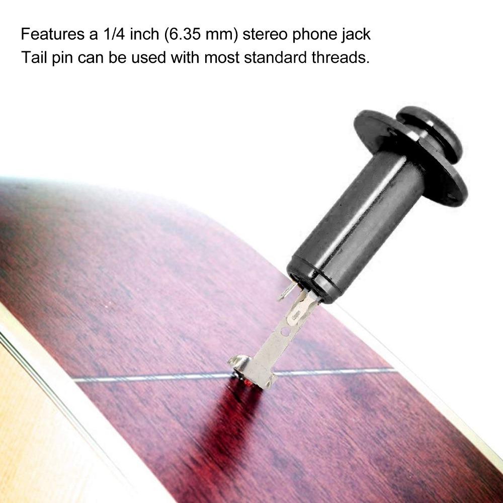 Metal Endpin Output Jack 6.35mm Electric Guitar Output Jack Output Jack Socket  Electric Guitar