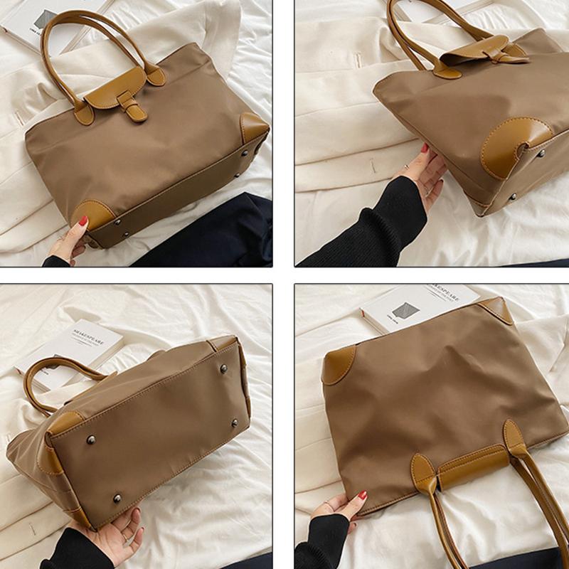 Сумки под мышкой из ткани Оксфорд для женщин, роскошная дизайнерская сумочка, большая вместимость, на плечо, шоппер, дорожная сумка для ноутбука MIT