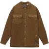 Levis Simple Comfortable Versatile Casual Corduroy Collar Long Sleeve Cotton Jacket Men Jacket Khaki 002PW-0001