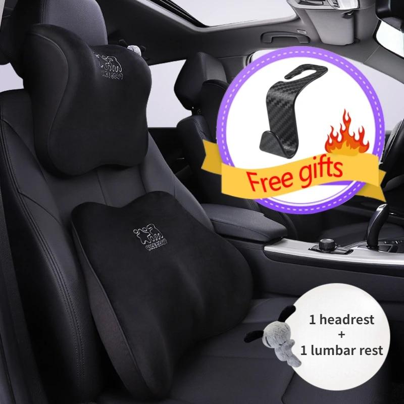 Подголовник для автомобильного сиденья, подушка для шеи, автоматическая подушка для отдыха, поясничная подушка, поддержка головы, защита для снятия усталости, опоры для сиденья