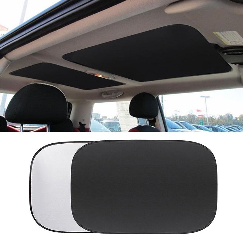 Mini Foldable Car Sun Visor & Panoramic Sunroof Sunshade Curtain