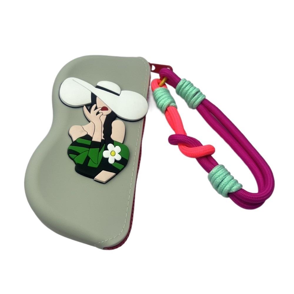 Waterproof Silicone Glasses Bag Dustproof Small Items Bag Simple Silicone Eyeglasses Case Female