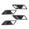 ABS Carbon Fiber Texture Car Styling Interior Door Handle Pull Bowl Frame Cover Trim For VW Golf 6 MK6 2008-2013