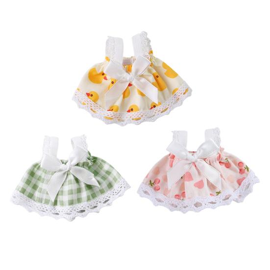 Платье с принтом питомца, кружевной отделкой, платье-жилет, летнее платье с бантом, питомец