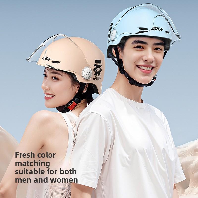 Helmet Electric Vehicle 3c Summer Helmet Sunscreen Breathable Half Helmet
