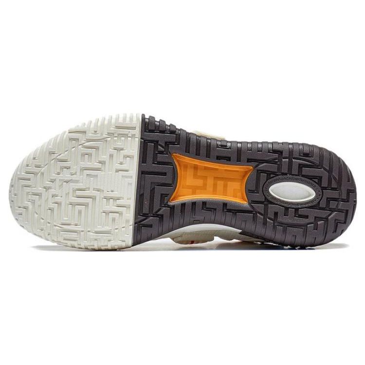 Li Ning Fury Comfortable Sports Non-Slip Wear-Resistant Low-Top Running Shoes Men Sneakers Beige ABFT027-5