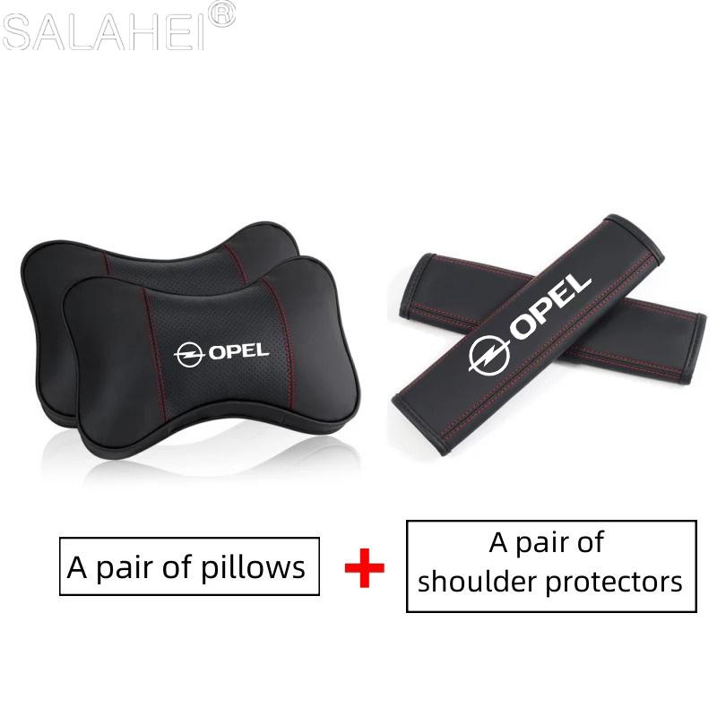 Car Seat Neck Pillow Headrest Protector Shoulder Pad For Opel Astra G H J K F Corsa D Zafira B Insignia Mokka Regal Accessories