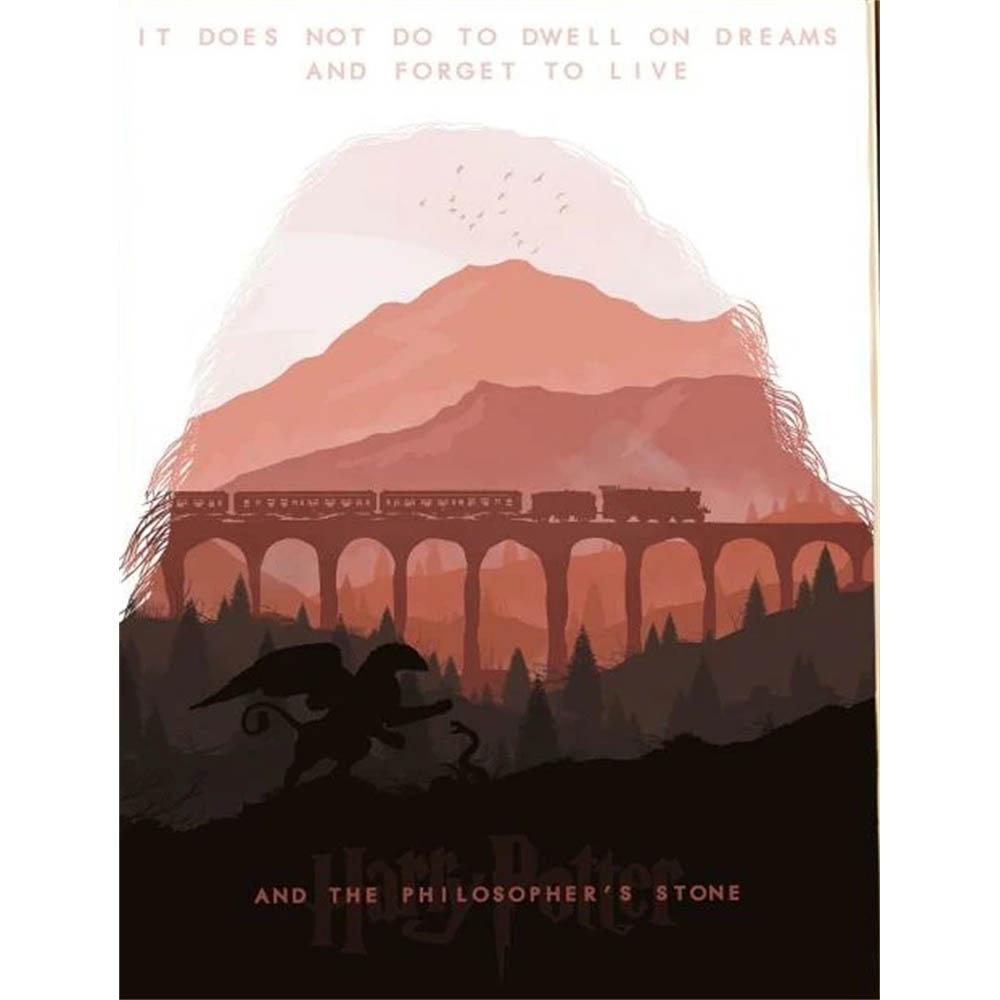 Распродажа Гарри Поттер Круглая Мозаика с Печатным Узором Школа Хогвартс Алмазная Живопись Искусство Стежок 5d Новая 2026 Большой Размер