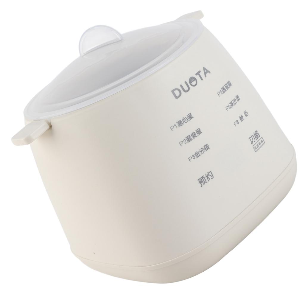 Electric Egg Cooker 6 Functions Hard Boiled Egg Cooker Poacher with Auto Shut Off Feature Steaming B